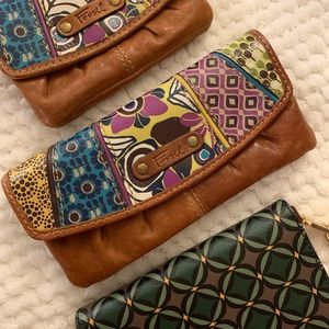 Leather Fossil Wallet - full-sized